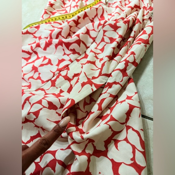 UNIQLO Size-S Floral Sleeveless Dress - Red and White - Picture 6 of 10